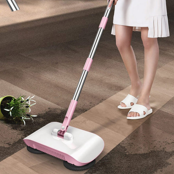 Revolutionize Your Cleaning Routine with the Ultimate All-in-One Gift: The Hand Push Sweeper and Mop Floor Machine!