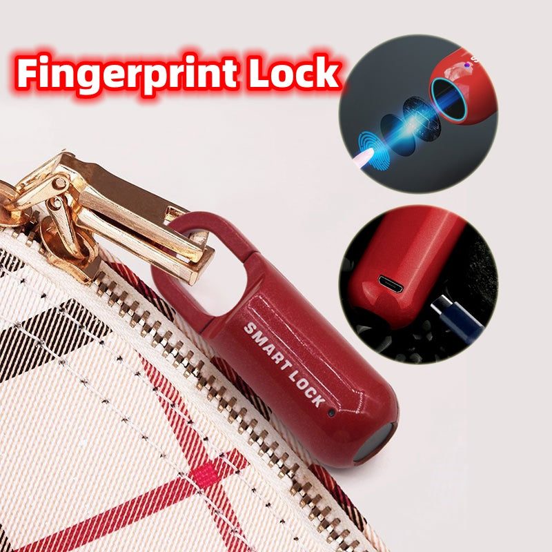 Fingerprints Unlock the Future: Your Ultimate Portable Security Solution for Lockers, Doors, and Backpacks!