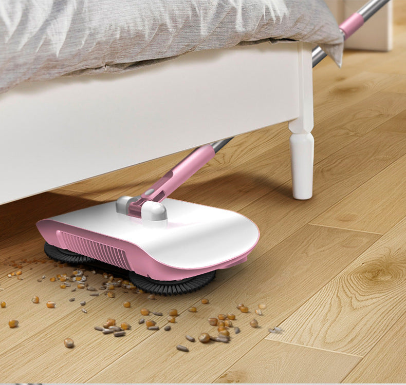 Revolutionize Your Cleaning Routine with the Ultimate All-in-One Gift: The Hand Push Sweeper and Mop Floor Machine!