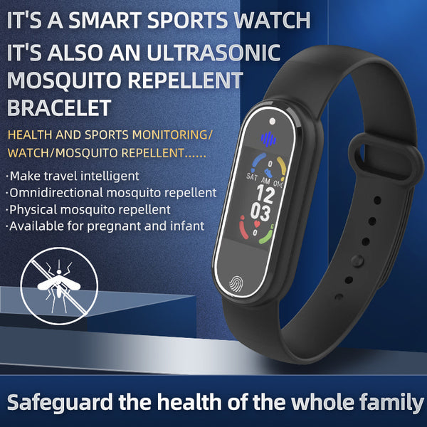 Stay Bite-Free with our Innovative Ultrasonic Mosquito Repellent Bracelet – Your Portable Shield Against Pesky Insects!