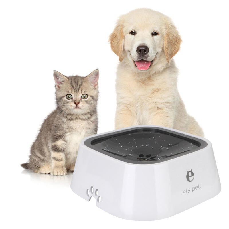 Revolutionary Anti-Overflow Floating Bowl: The Perfect Solution for Messy Cats and Dogs!